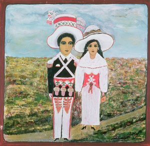 Couple in Peasant costume